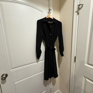 Polo by Ralph Lauren Black Long Sleeve Dress